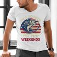 I'm Hooker On The Weekends Dirty Bass Dad Fishing Men's V-Neck T-Shirt I'm Hooker On The Weekends Dirty Bass Dad Fishing Men's V-Neck T-Shirt