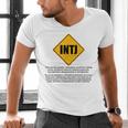 INTJ Warnings Architect Personality Type Introvert Men's V-Neck T-Shirt INTJ Warnings Architect Personality Type Introvert Men's V-Neck T-Shirt