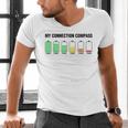 Introvert Low Battery My Connection Compass Men's V-Neck T-Shirt