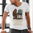 Introverted But Willing To Discuss Nephilim Men's V-Neck T-Shirt Introverted But Willing To Discuss Nephilim Men's V-Neck T-Shirt
