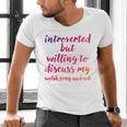 Introverted Willing To Discuss Welsh Pony And Cob Introvert Men's V-Neck T-Shirt Introverted Willing To Discuss Welsh Pony And Cob Introvert Men's V-Neck T-Shirt