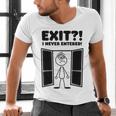 Irony Sarcasm Introvert Dry Humor Cartoon Comic Geek Nerd Men's V-Neck T-Shirt Irony Sarcasm Introvert Dry Humor Cartoon Comic Geek Nerd Men's V-Neck T-Shirt