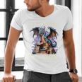 It's Not Hoarding If It's Books Reading Bookworm Reader Men's V-Neck T-Shirt