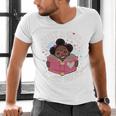Just A Girl Who Loves Books Cute African American Afro Men's V-Neck T-Shirt Just A Girl Who Loves Books Cute African American Afro Men's V-Neck T-Shirt