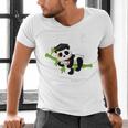 I Did It Kawaii Panda With Graduation Cap Diploma Men's V-Neck T-Shirt