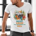 Keep Calm And Remember The 80s Retro Vintage Nostalgia Premium Men's V-Neck T-Shirt