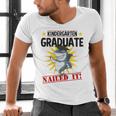 Kids Kindergarten Nailed It Shirt 2019 Shark Graduation Tee Men's V-Neck T-Shirt