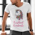 Kids Unicorn Preschool Graduation Men's V-Neck T-Shirt