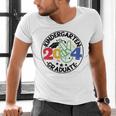 Kindergarten Graduation 2024 Graduate Last Day Of School Men's V-Neck T-Shirt