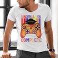 Kindergarten Graduation Level Complete Gamer Graduation Kids Men's V-Neck T-Shirt