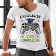 Kindergarten Level Complete Graduation Class 2023 Gamer Kids Men's V-Neck T-Shirt