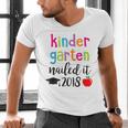 Kindergarten Nailed It 2018 Class Graduation T-Shirt Men's V-Neck T-Shirt