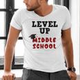 Level Up Middle School 5th Grade Graduation Men's V-Neck T-Shirt