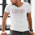 Library Squad Librarian Book Lover Bookworm Men's V-Neck T-Shirt Library Squad Librarian Book Lover Bookworm Men's V-Neck T-Shirt