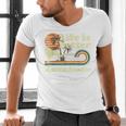 Life Better Aussiedoodle Vintage Dog Mom Dad Men's V-Neck T-Shirt Life Better Aussiedoodle Vintage Dog Mom Dad Men's V-Neck T-Shirt