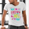 I Love The 90'S 90s Nostalgia Men's V-Neck T-Shirt