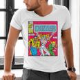 Marvel Universe Classic Dazzler Vintage Comic Book Cover Men's V-Neck T-Shirt