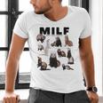 MILF Man I Love Ferrets Ferret Mom Dad Ferret Owner Men's V-Neck T-Shirt MILF Man I Love Ferrets Ferret Mom Dad Ferret Owner Men's V-Neck T-Shirt