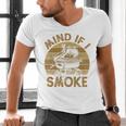 Mind If I Smoke BBQ Barbeque Grilling Chef Dad Men's V-Neck T-Shirt Mind If I Smoke BBQ Barbeque Grilling Chef Dad Men's V-Neck T-Shirt