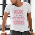 Mom And Dad Of The Birthday Girl Coquette Family Matching Men's V-Neck T-Shirt