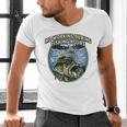 No Working Fishing Hours Introvert Lifestyle Antisocial Men's V-Neck T-Shirt