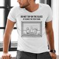 Do Not Tap On The Glass Sound Booth Introvert Men's V-Neck T-Shirt Do Not Tap On The Glass Sound Booth Introvert Men's V-Neck T-Shirt