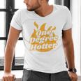 One Degree Hotter Graduation Ceremony Celebration Men's V-Neck T-Shirt