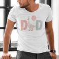 One Silly Goose Dad 1st First Birthday Family Matching Party Men's V-Neck T-Shirt