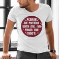 Patient I'm From The 1900s Fathers Day Please Be Premium Men's V-Neck T-Shirt