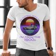 Be Patient With Me I'm From The 1900s Synthwave Premium Men's V-Neck T-Shirt