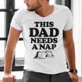Peanuts This Dad Needs A Nap Men's V-Neck T-Shirt