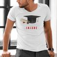 PhD Graduation Celebration For Finished Phd Grad Men Women Men's V-Neck T-Shirt