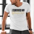 Phd Graduation Doctorate Degree Dissertation Masteral Grad Men's V-Neck T-Shirt