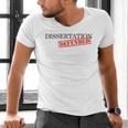 PhD Thesis Defense Graphic Doctoral Graduation Men's V-Neck T-Shirt