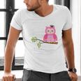 Pink I Graduated From Elementary Graduation Men's V-Neck T-Shirt