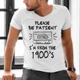 Please Be-Patient I'm From The 1900s Retro Cassette Tape Men's V-Neck T-Shirt
