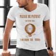 Please Be Patient With Me I'm From The 1900s Air Balloon Men's V-Neck T-Shirt