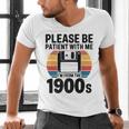 Please Be Patient With Me I'm From The 1900s Floppy Disk Premium Men's V-Neck T-Shirt Please Be Patient With Me I'm From The 1900s Floppy Disk Premium Men's V-Neck T-Shirt