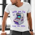 Please Be Patient With Me I'm From The 1900s Gamer Gaming Premium Men's V-Neck T-Shirt