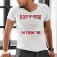 Please Be Patient With Me I'm From The 1900s Grandma Grandpa Premium Men's V-Neck T-Shirt Please Be Patient With Me I'm From The 1900s Grandma Grandpa Premium Men's V-Neck T-Shirt