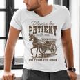 Please Be Patient With Me I'm From The 1900s Graphic Premium Men's V-Neck T-Shirt