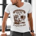 Please Be Patient With Me I'm From The 1900s Raccoon Vintage Men's V-Neck T-Shirt