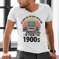 Please Be Patient I'm From The 1900s Retro Vintage Computer Men's V-Neck T-Shirt Please Be Patient I'm From The 1900s Retro Vintage Computer Men's V-Neck T-Shirt