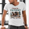 Please Be Patient I'm From The 1900s Stagecoach Western Vint Premium Tri-Blend Men's V-Neck T-Shirt