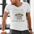 Please Be Patient With Me I'm From The 1900s Telephone Premium Men's V-Neck T-Shirt