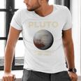 Pluto Never Forget 1930-2006 Planet Space Science Nostalgia Premium Tri-Blend Men's V-Neck T-Shirt