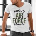 Proud Air Force Cousin Deployment Homecoming Graduation USAF Men's V-Neck T-Shirt