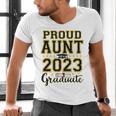 Proud Aunt Of A 2023 Graduate Family Matching Graduation Men's V-Neck T-Shirt