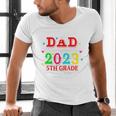 Proud Dad Of A 2023 5th Grade Graduate Graduation Family Men's V-Neck T-Shirt