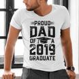 Proud Dad Of A Class 2019 GraduateShirt Graduation Men's V-Neck T-Shirt